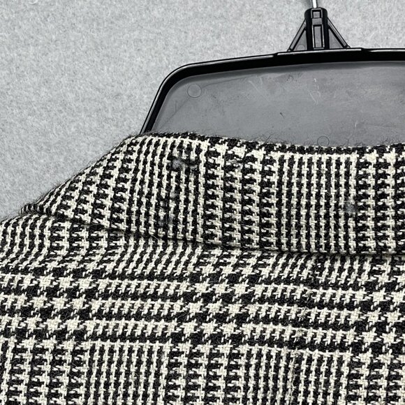 Vito Rufolo Vintage Alpaca Houndstooth Plaid Blazer Jacket Men's 44 Italian Made - Picture 9 of 13